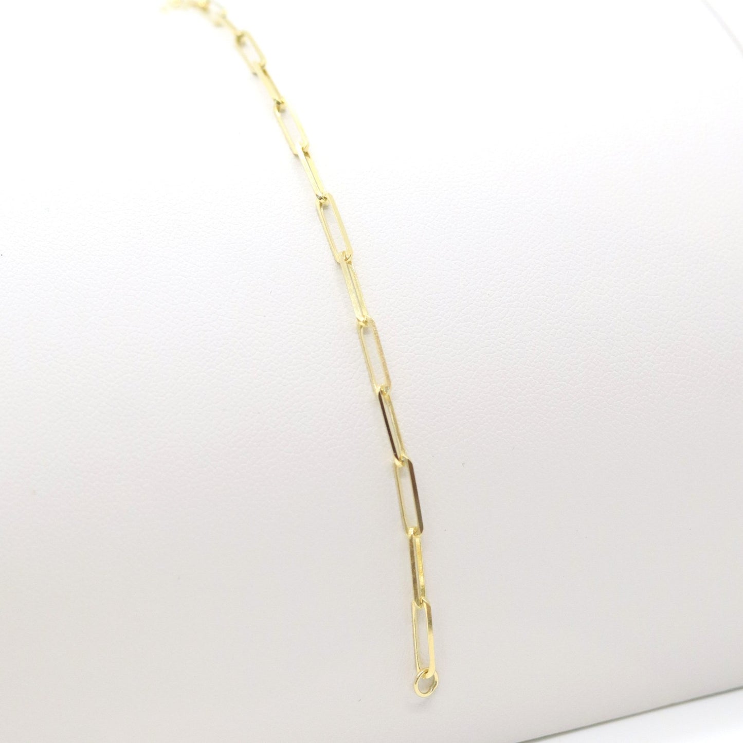 10k Paperclip bracelet 2.5mm