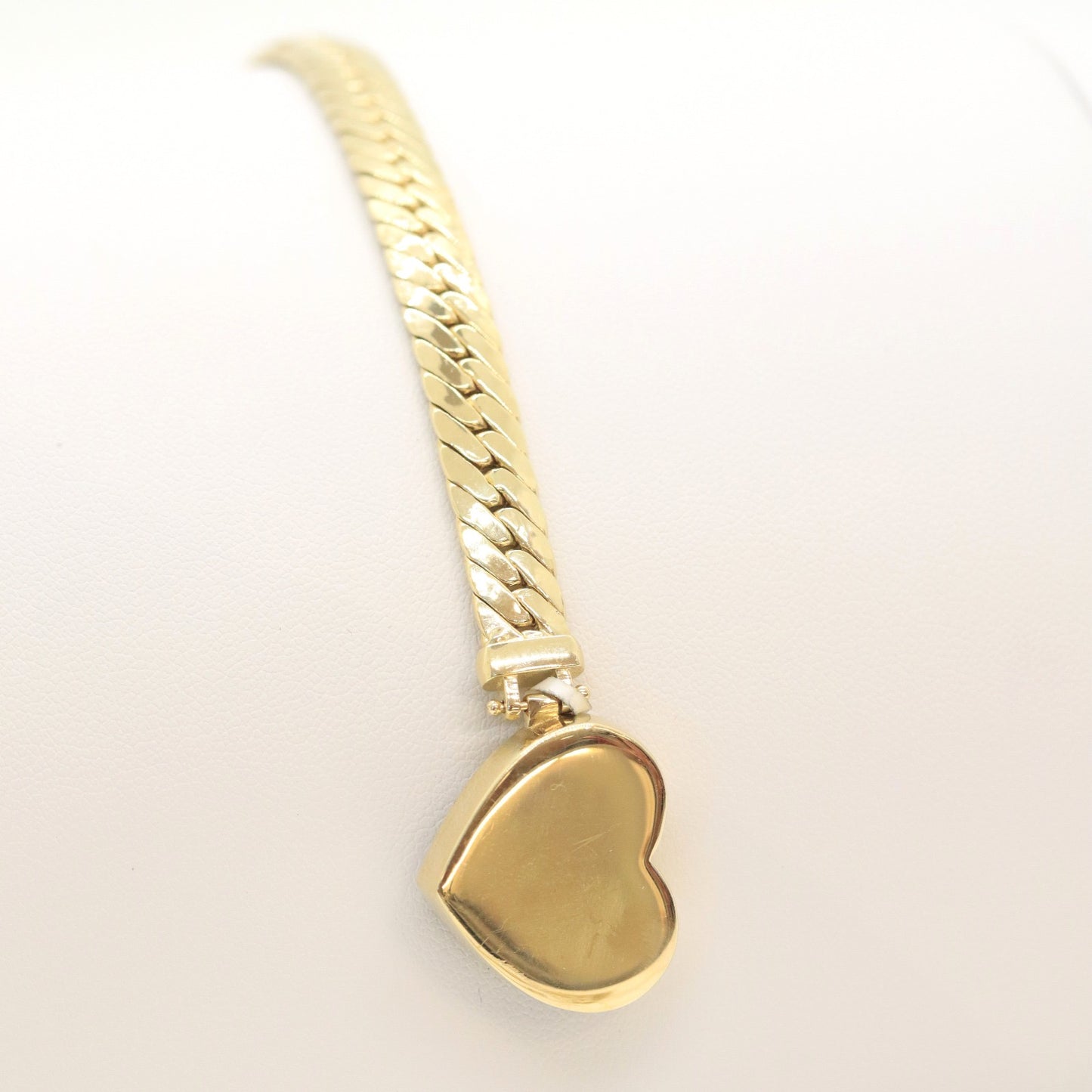14k Heart bracelet 7mm