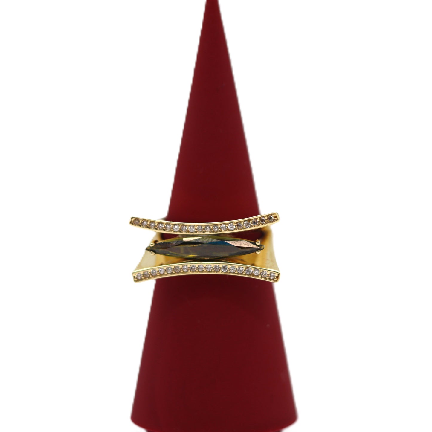14k Almond Ring