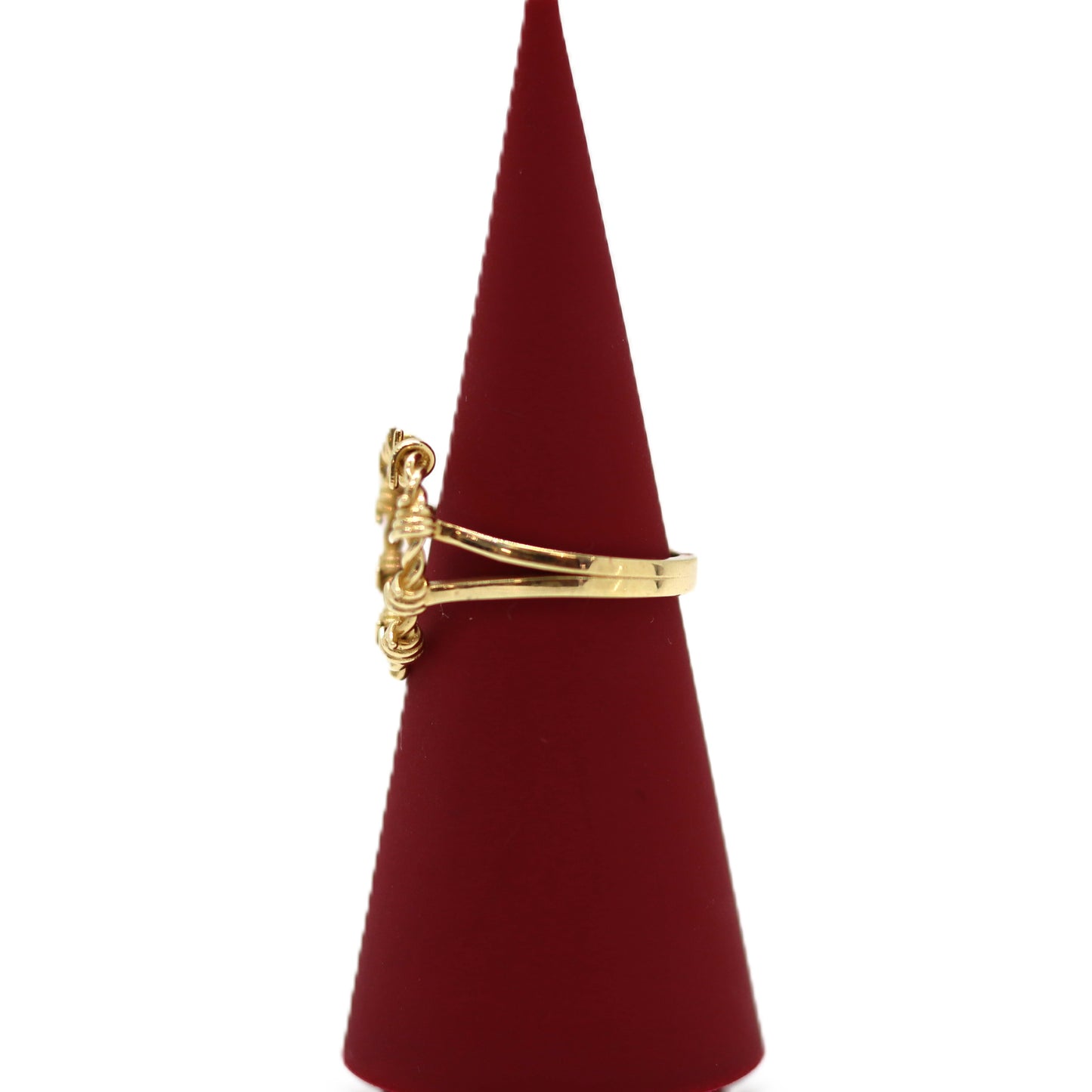 14k Heart with Thorns Ring