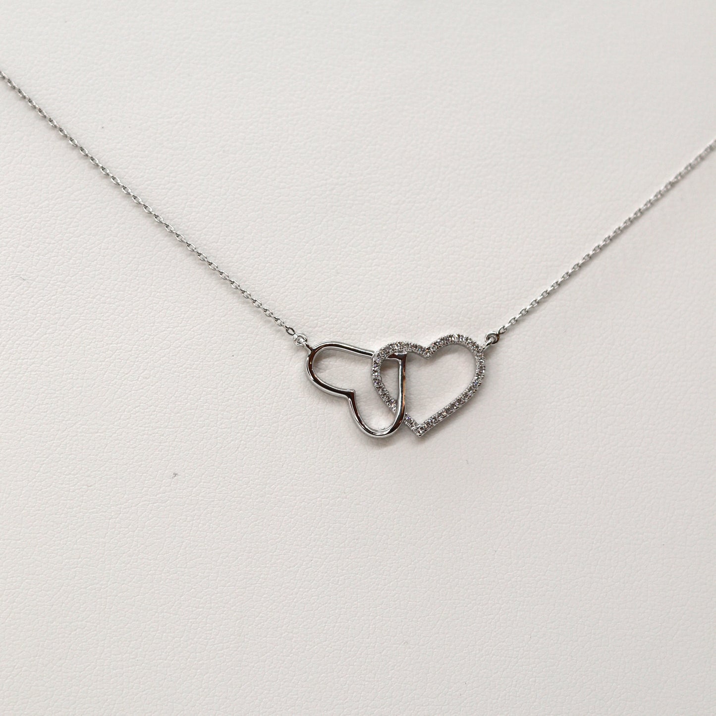 14k Two-Hearts chain