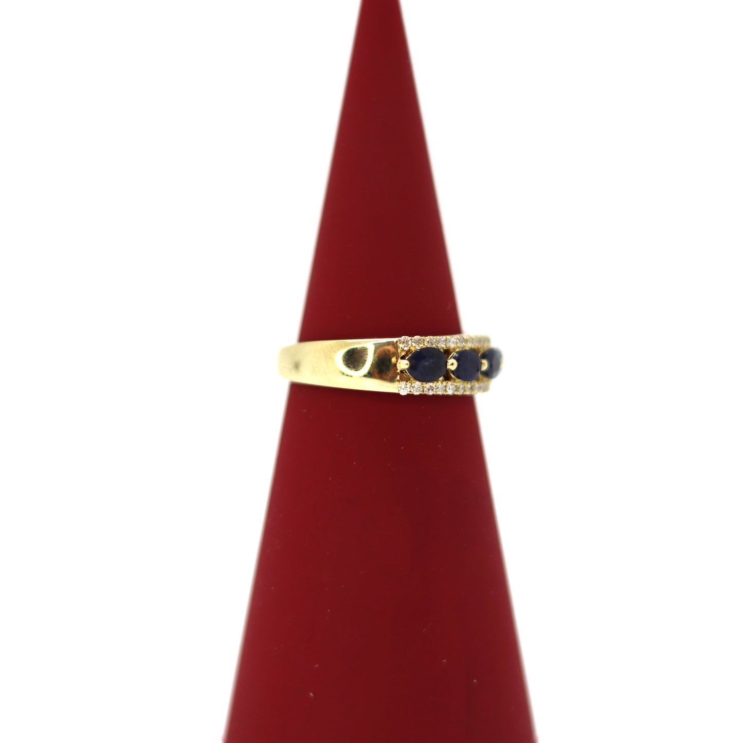 10k Sapphire Band