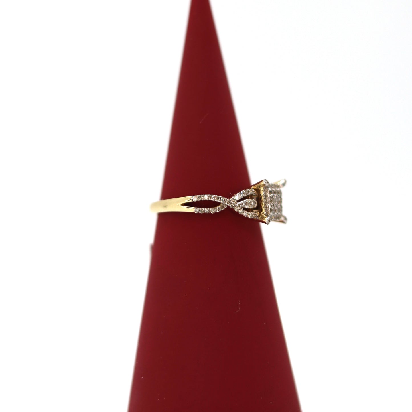 10K Diamond Ring