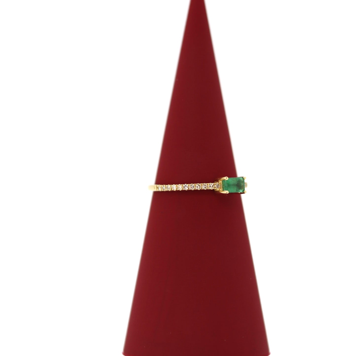 10k Emerald Ring