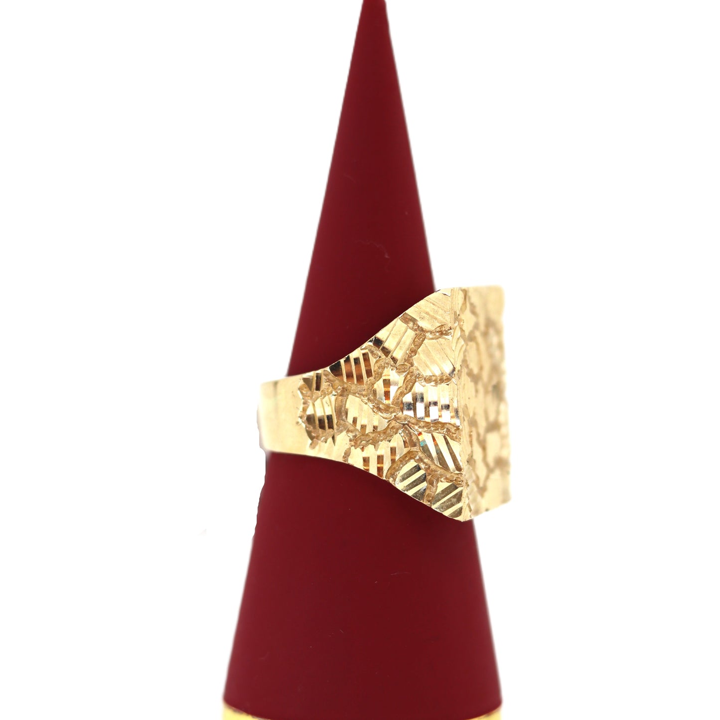 10k nugget flat ring
