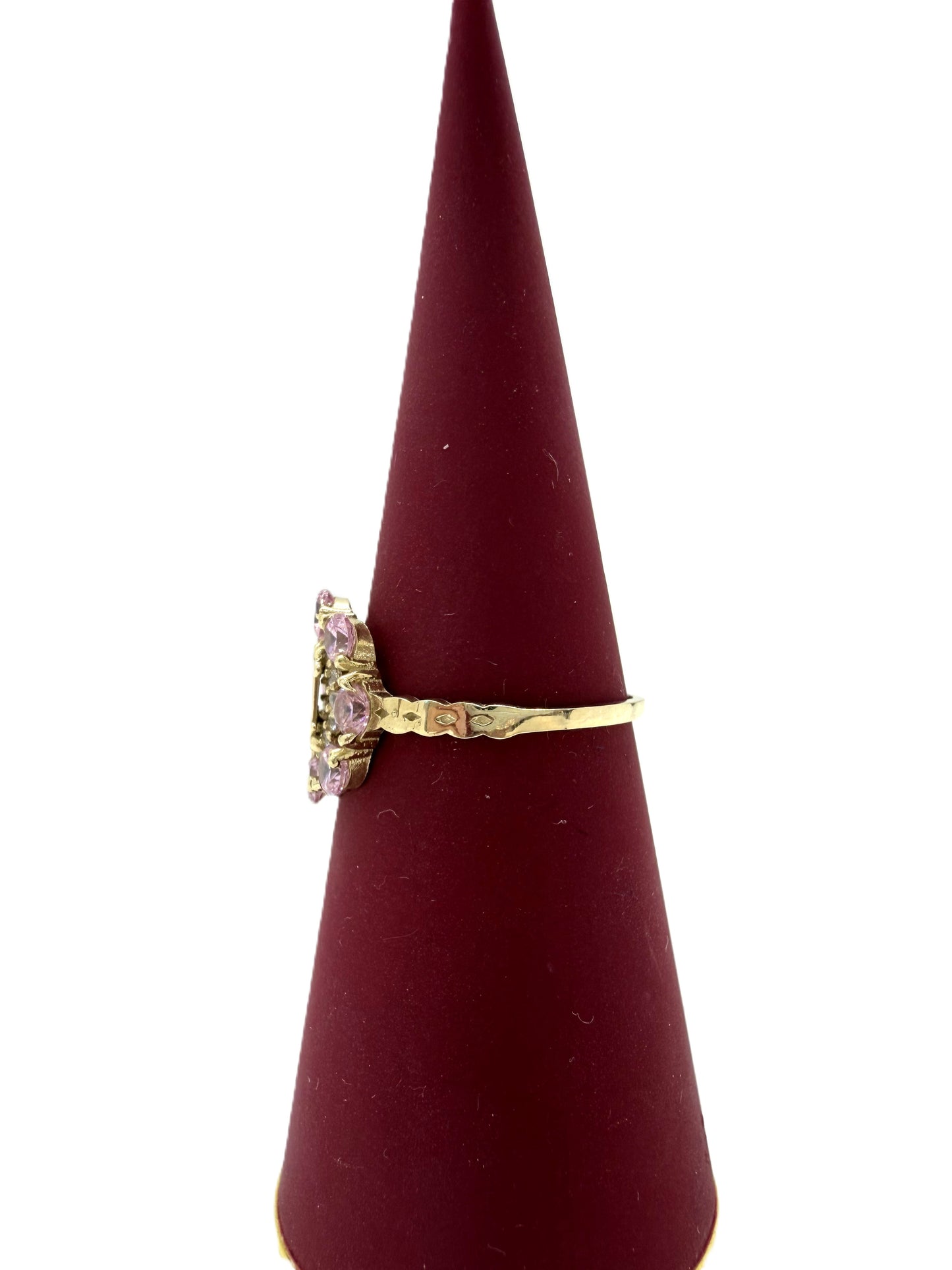 10k Pink 15 Ring
