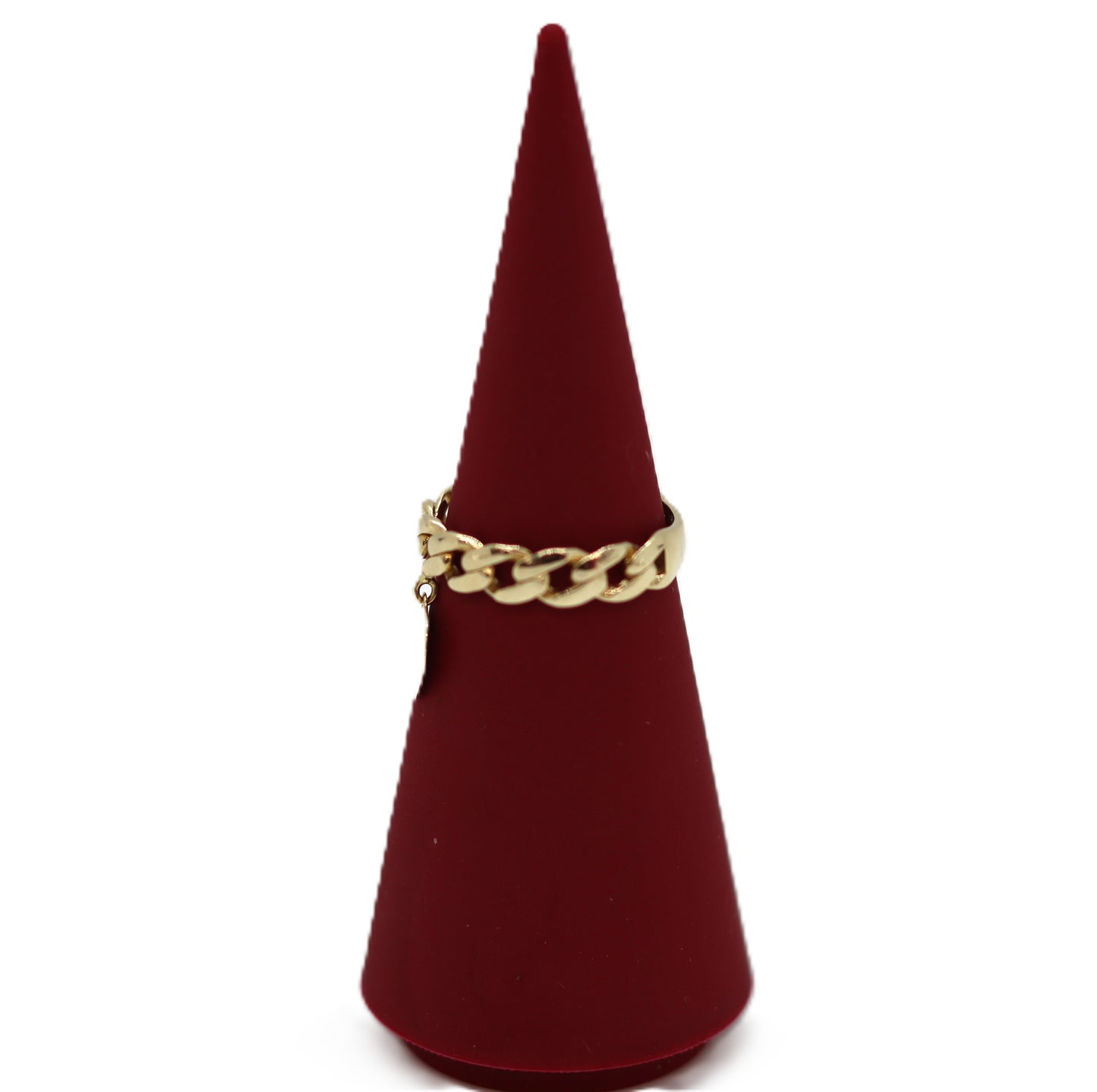 10k Chain with Heart Ring