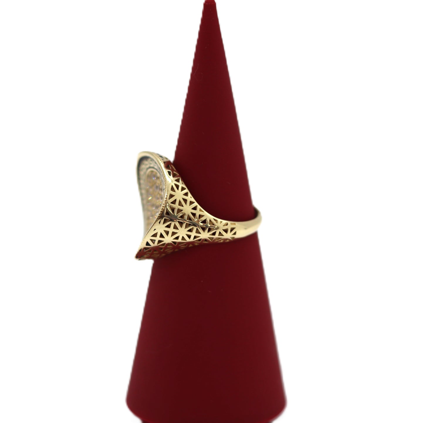 14k Round Ring