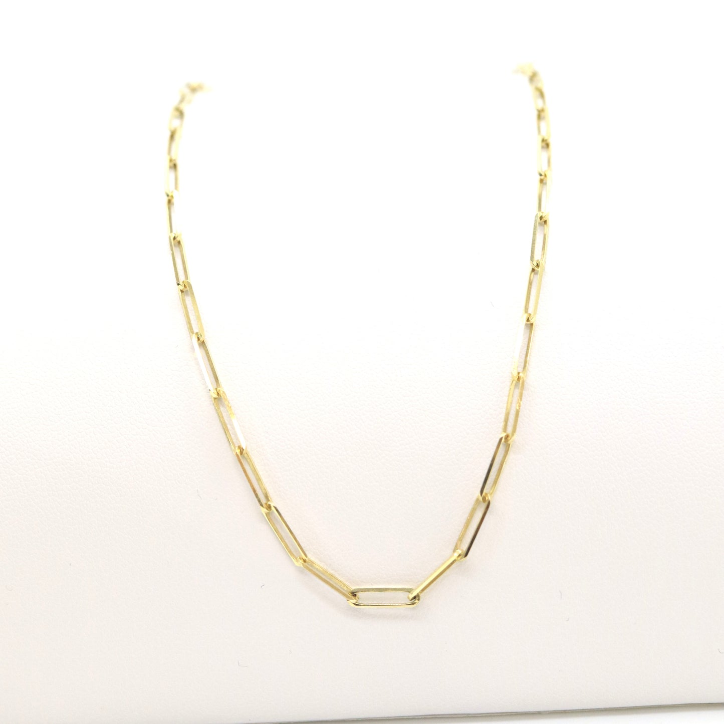 10K Solid Paperclip Chain