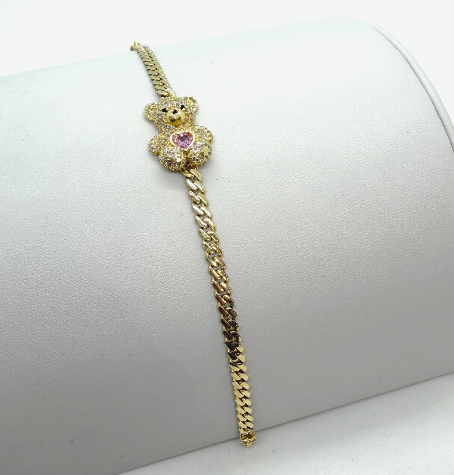 10k Bear Bracelet
