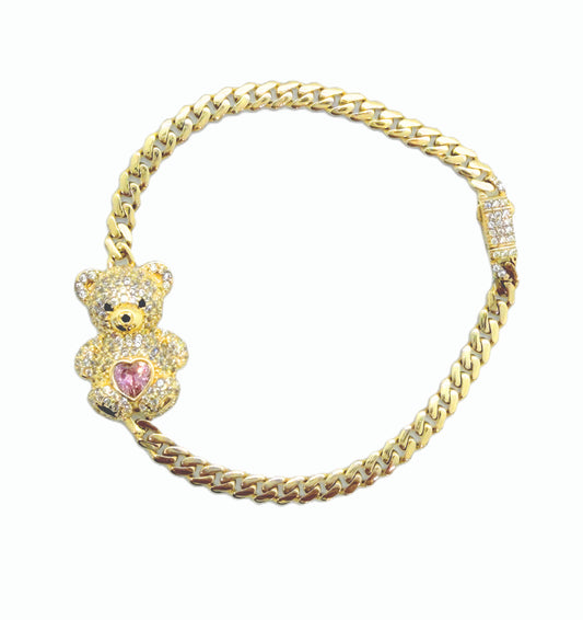 10k Bear Bracelet