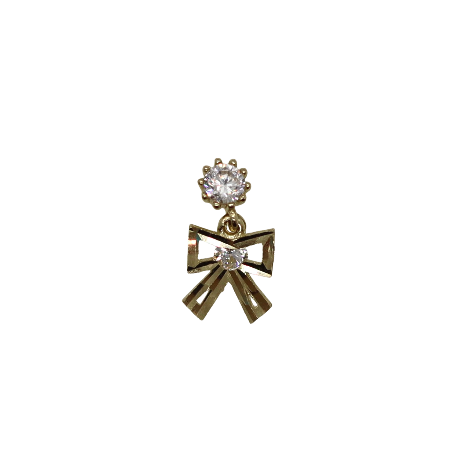 14k Bow Piercing