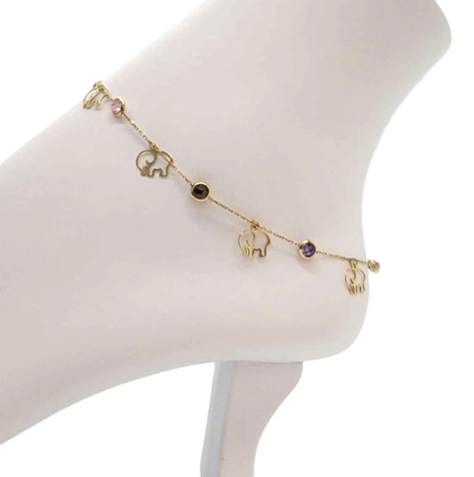 10K Elephant Anklet