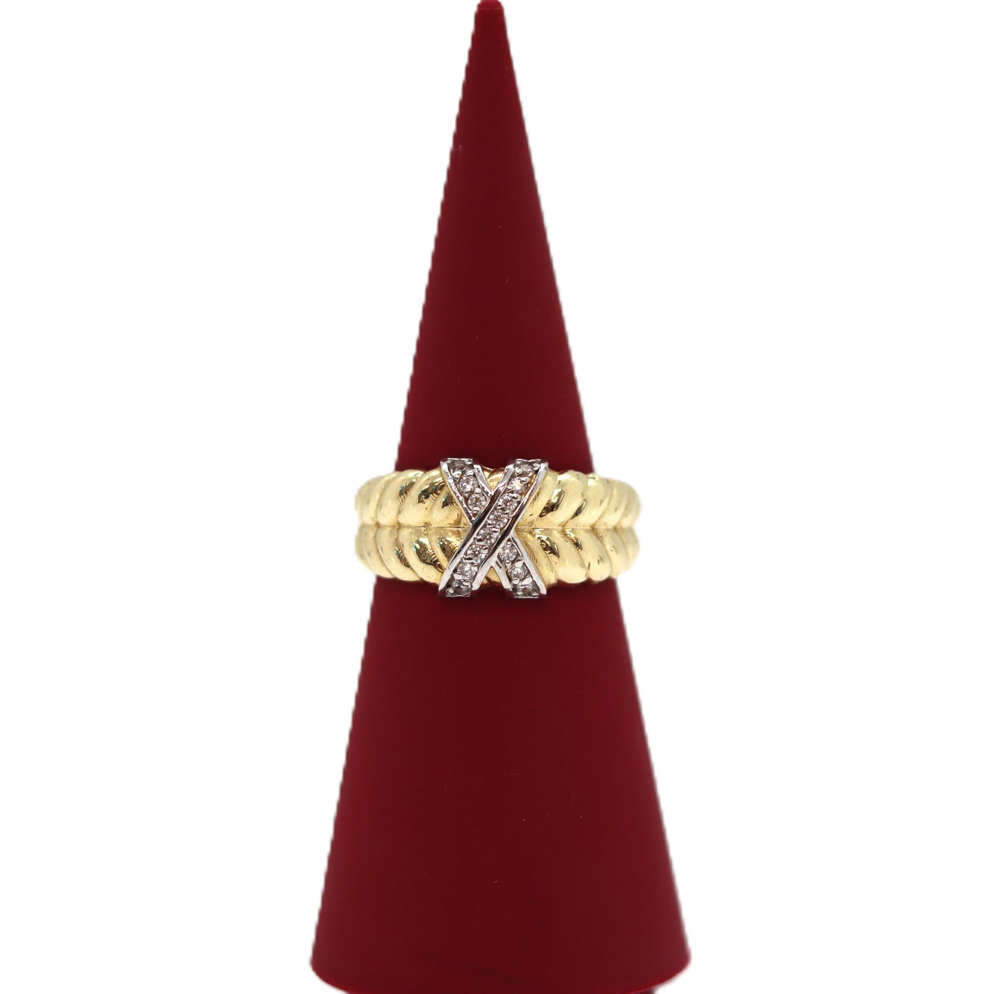 14k X ring