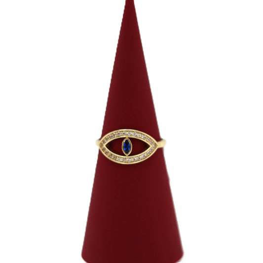 14k Eye ring