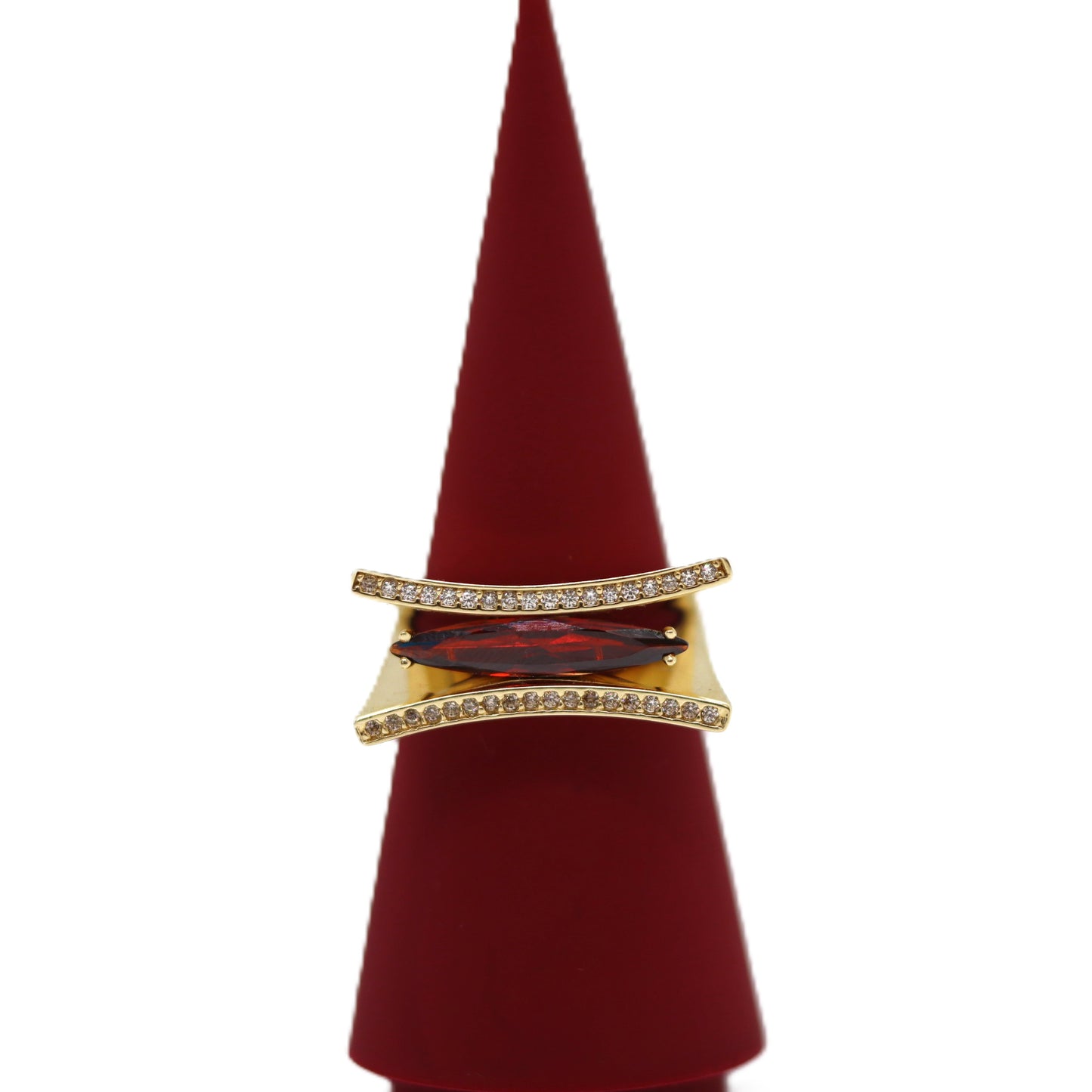 14k Almond Ring