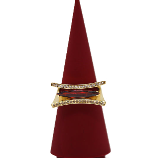 14k Almond Ring