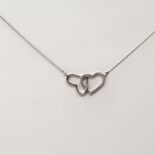 14k Two-Hearts chain