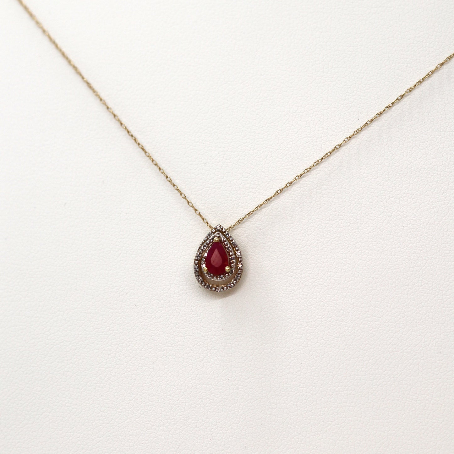 10k Ruby Tear chain