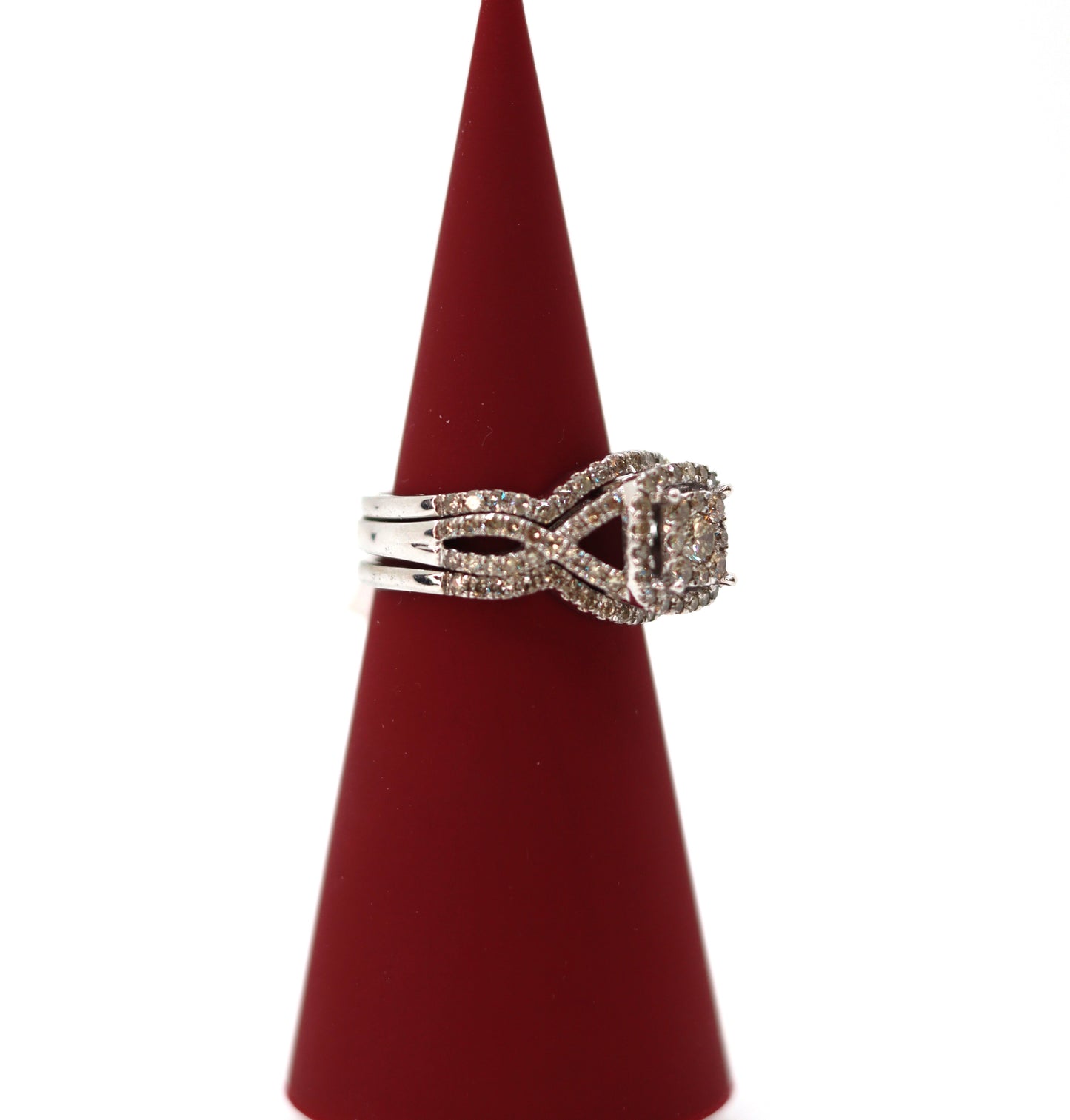 10k White Gold Engament Rings