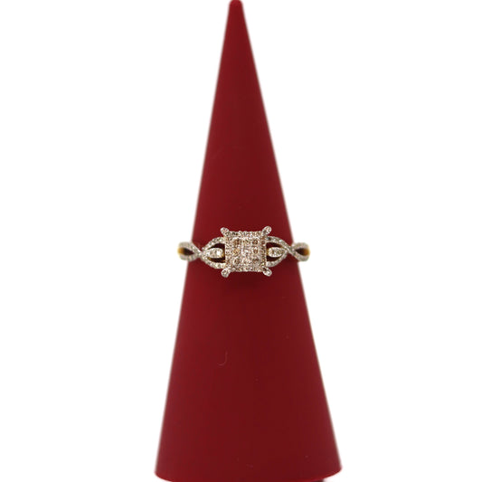 10K Diamond Ring