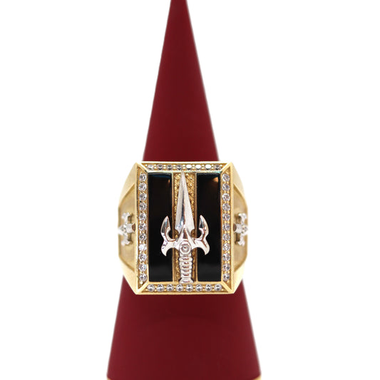 10k Dagger Ring