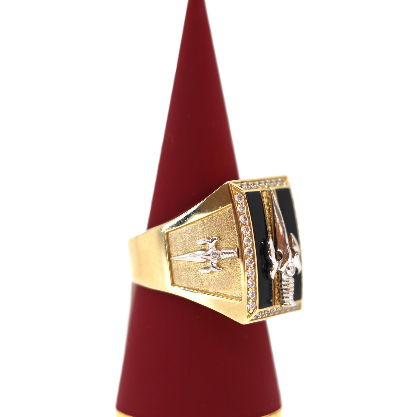 10k Dagger Ring