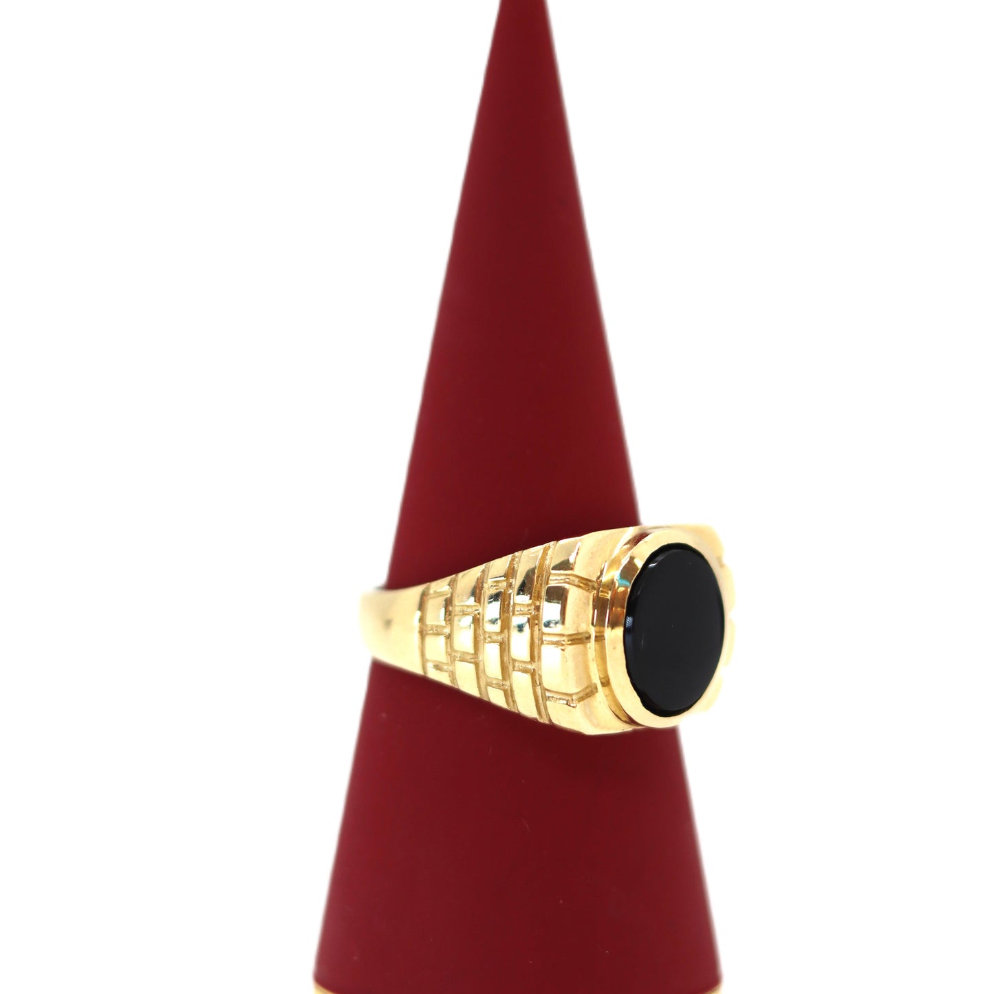 10k Onyx Ring