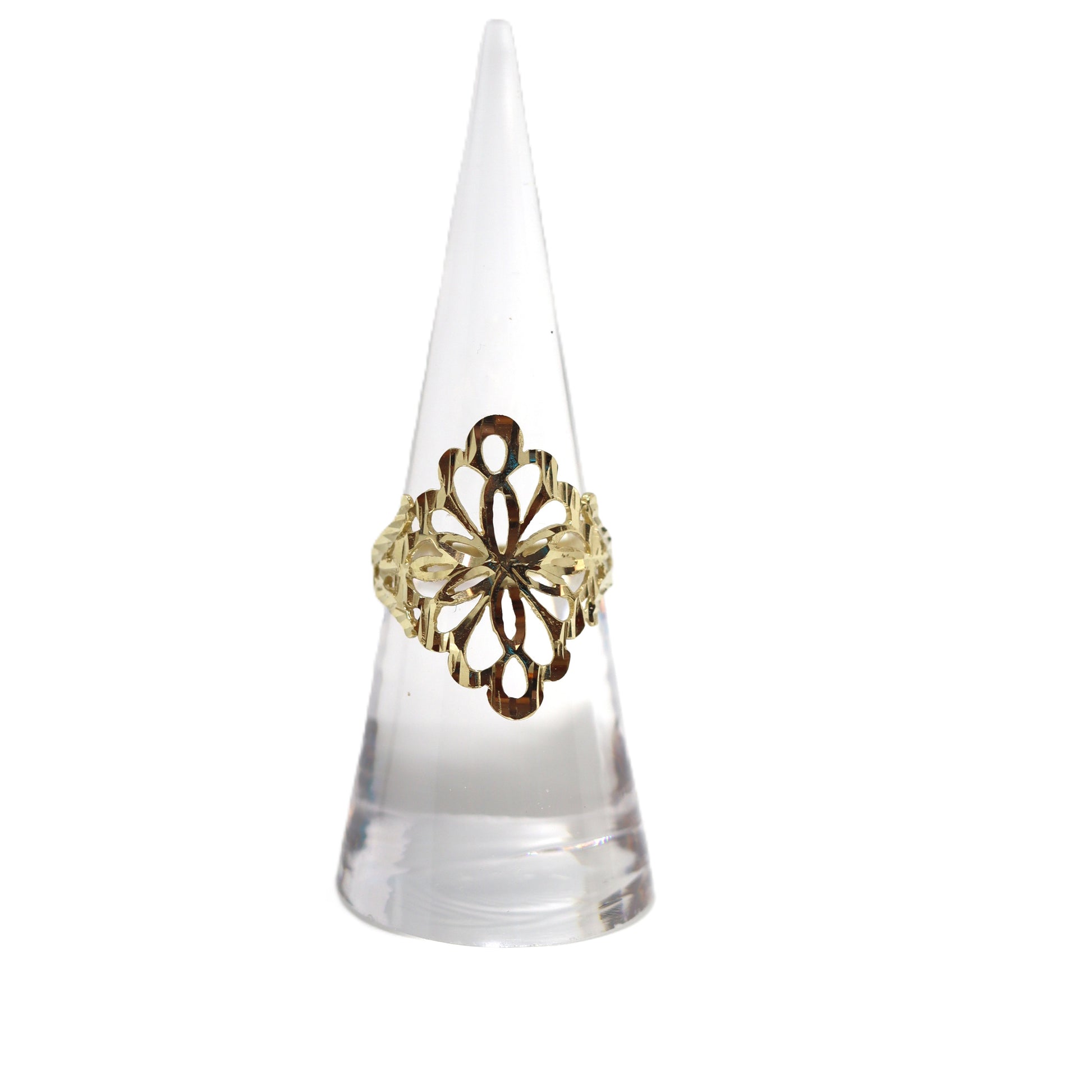 10k Flower Ring