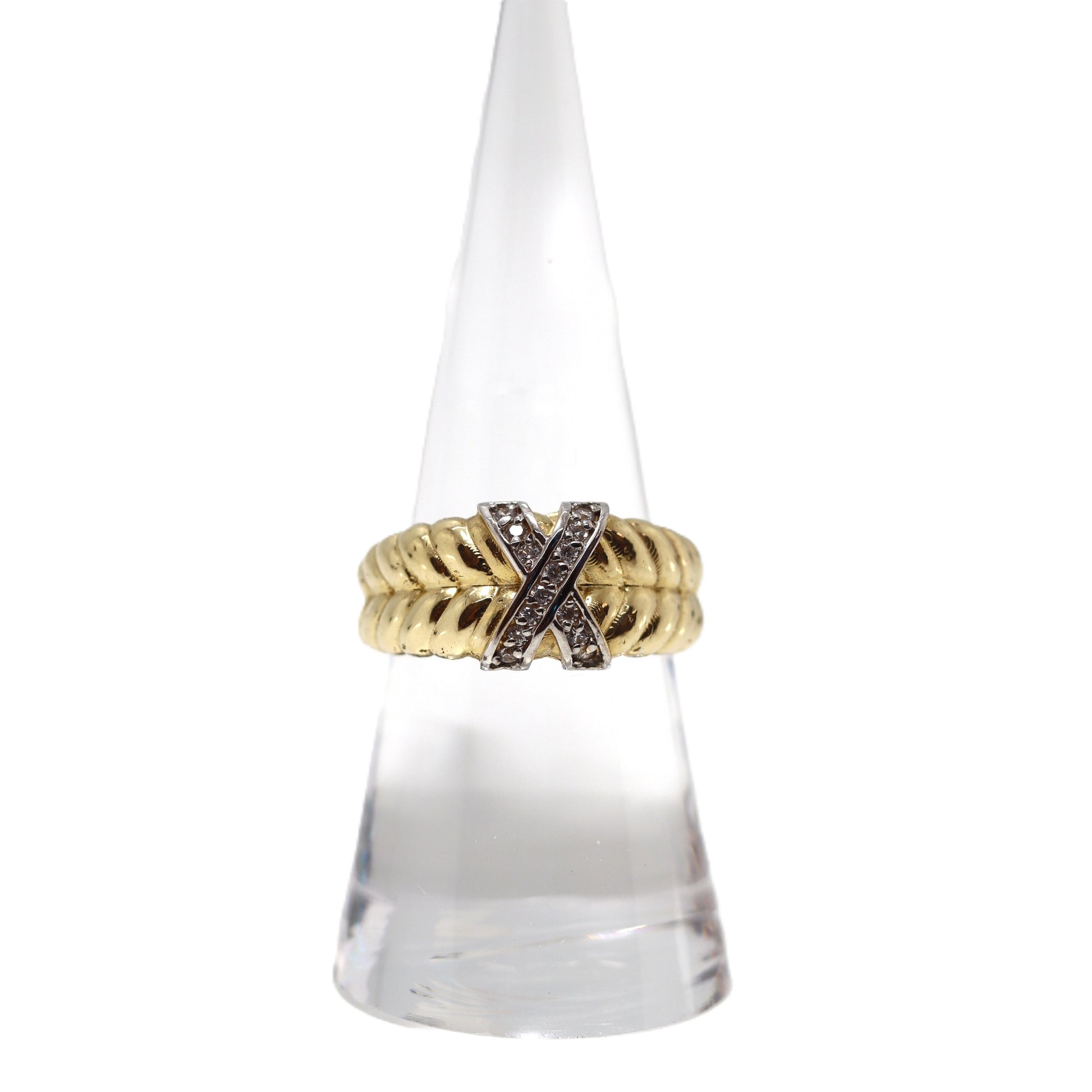 14k X ring