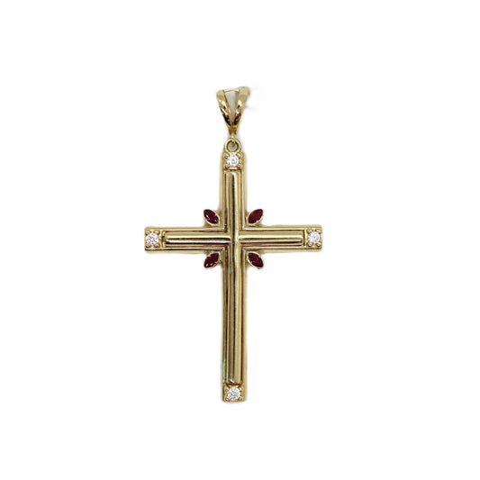 10k Cross Pendant