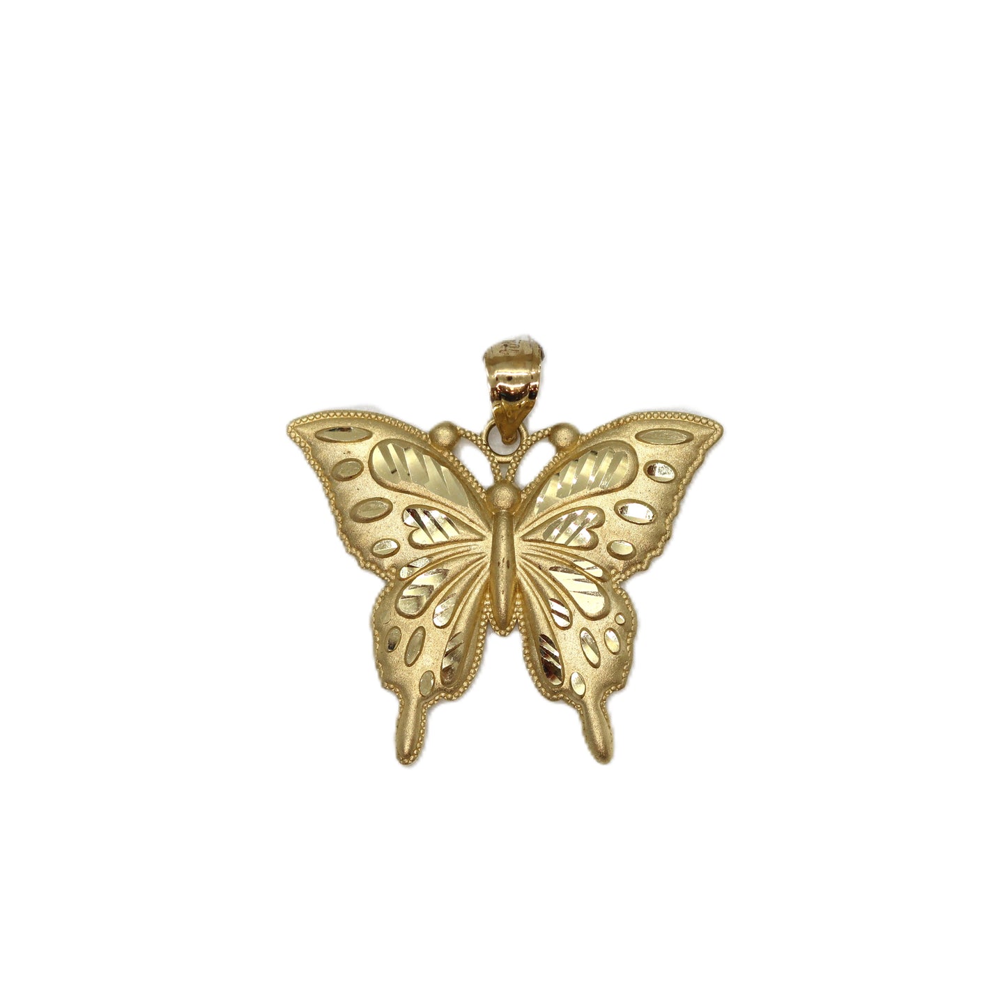 10k Butterfly Pendant