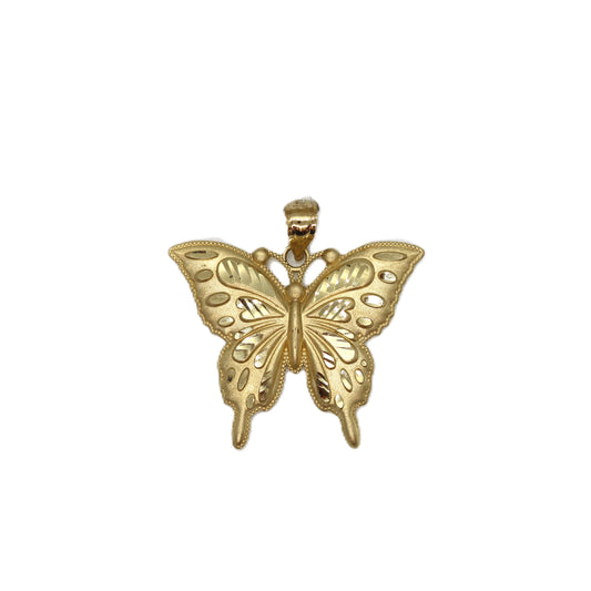 10k Butterfly Pendant