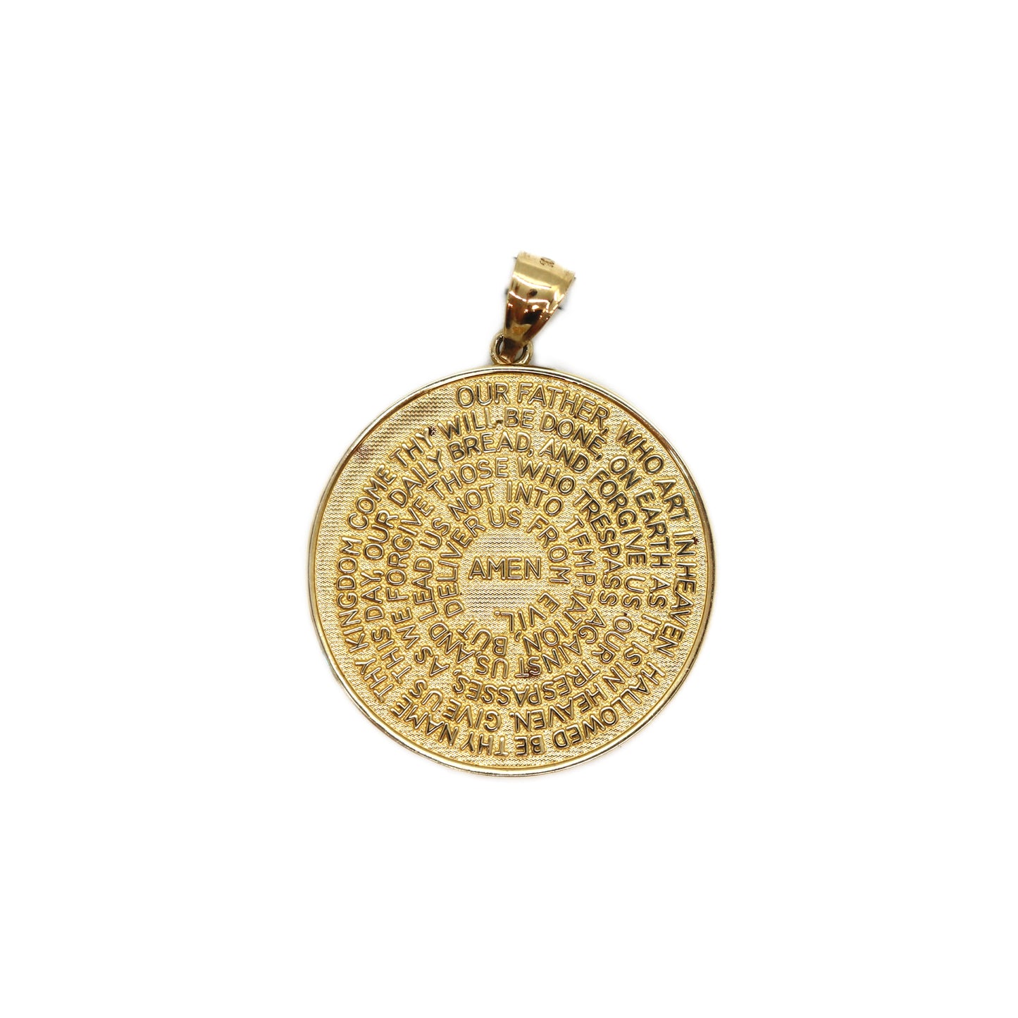 10k Prayer Pendant