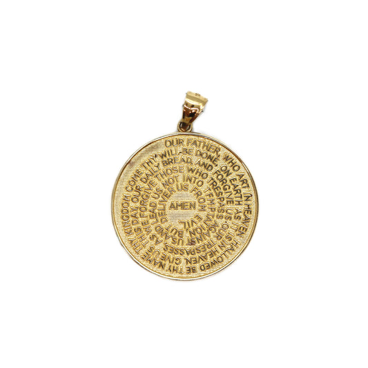 10k Prayer Pendant