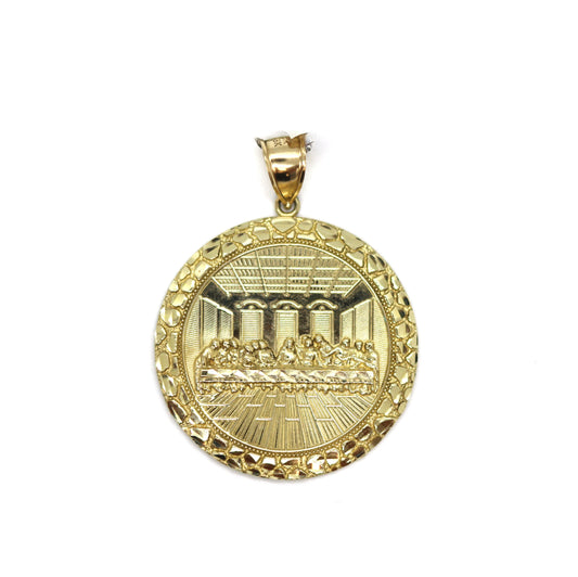 10k Last Supper Pendant