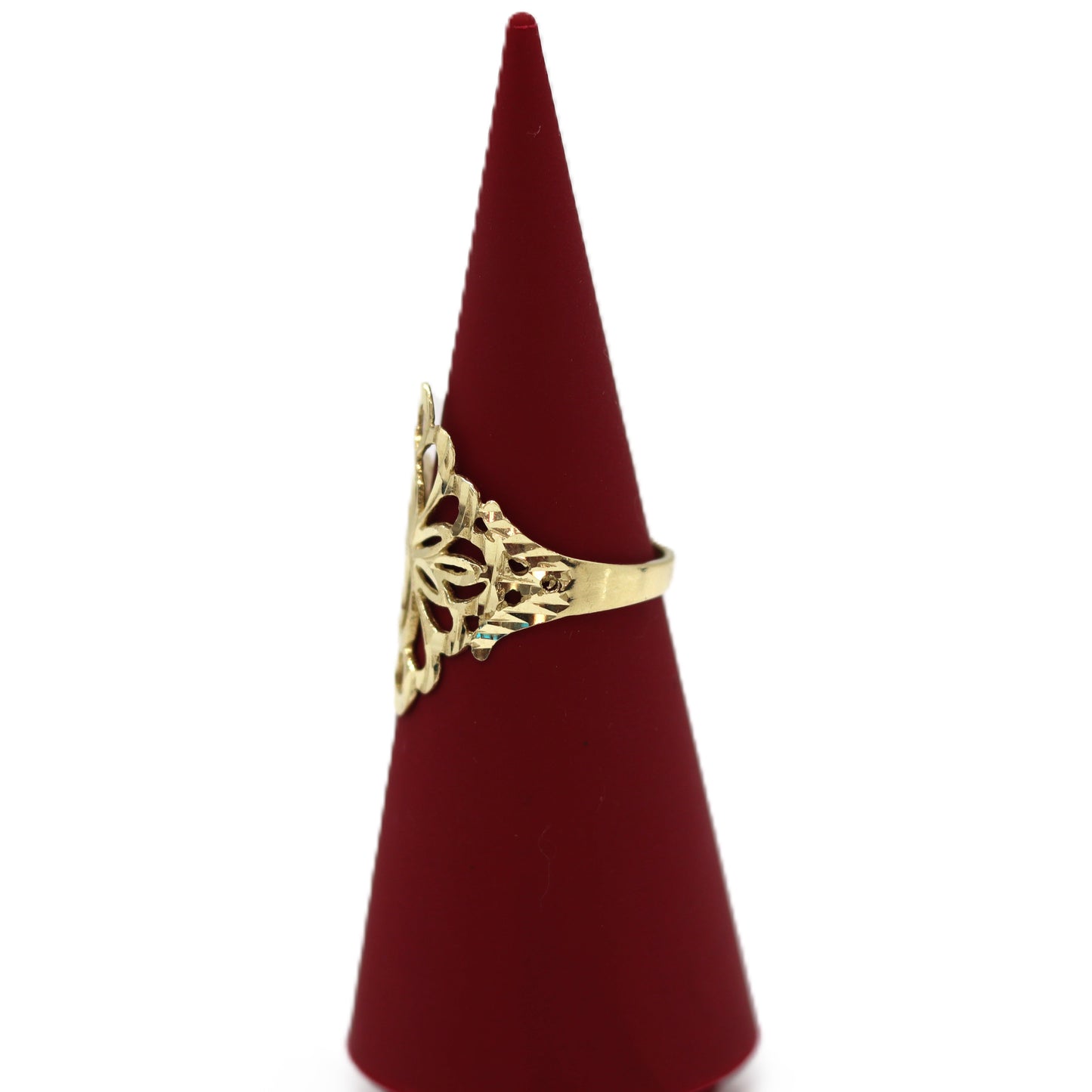 10k Flower Ring