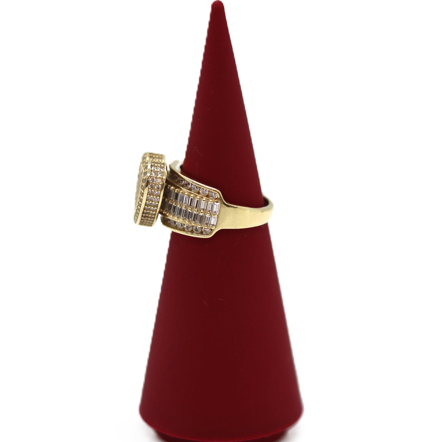 10k Heart Princess Ring