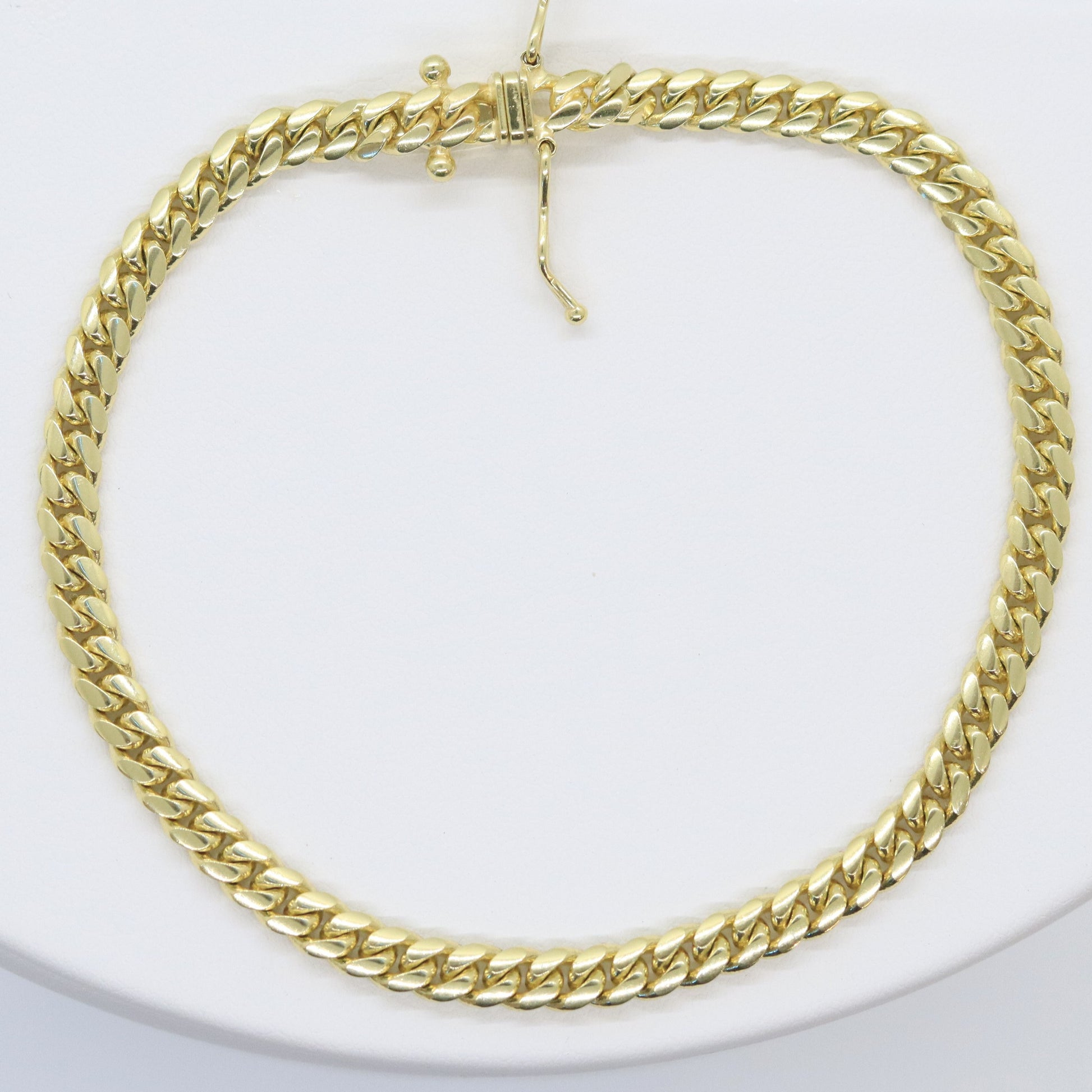 10K Solid Cuban Bracelet