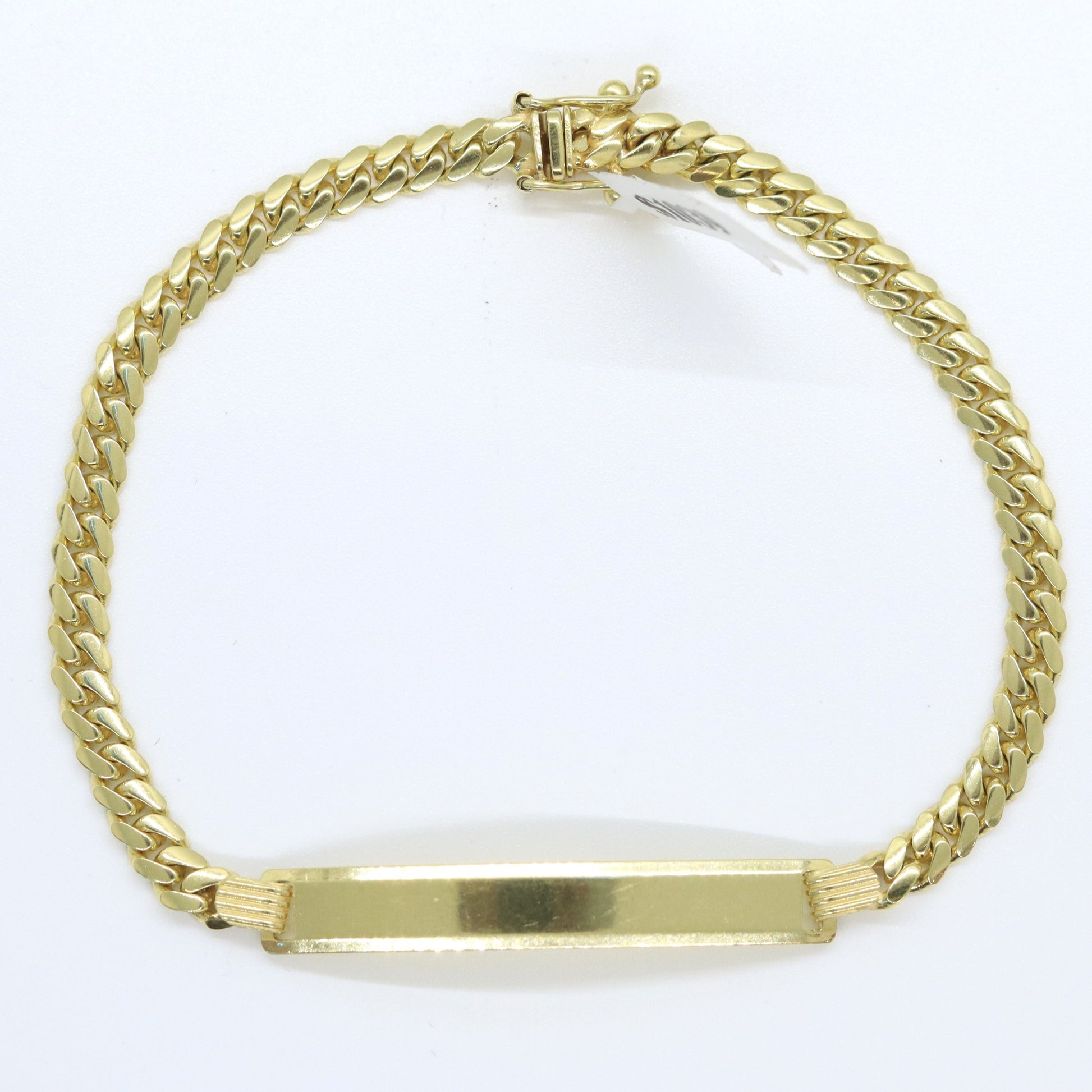 10k Cuban link braclet with plate