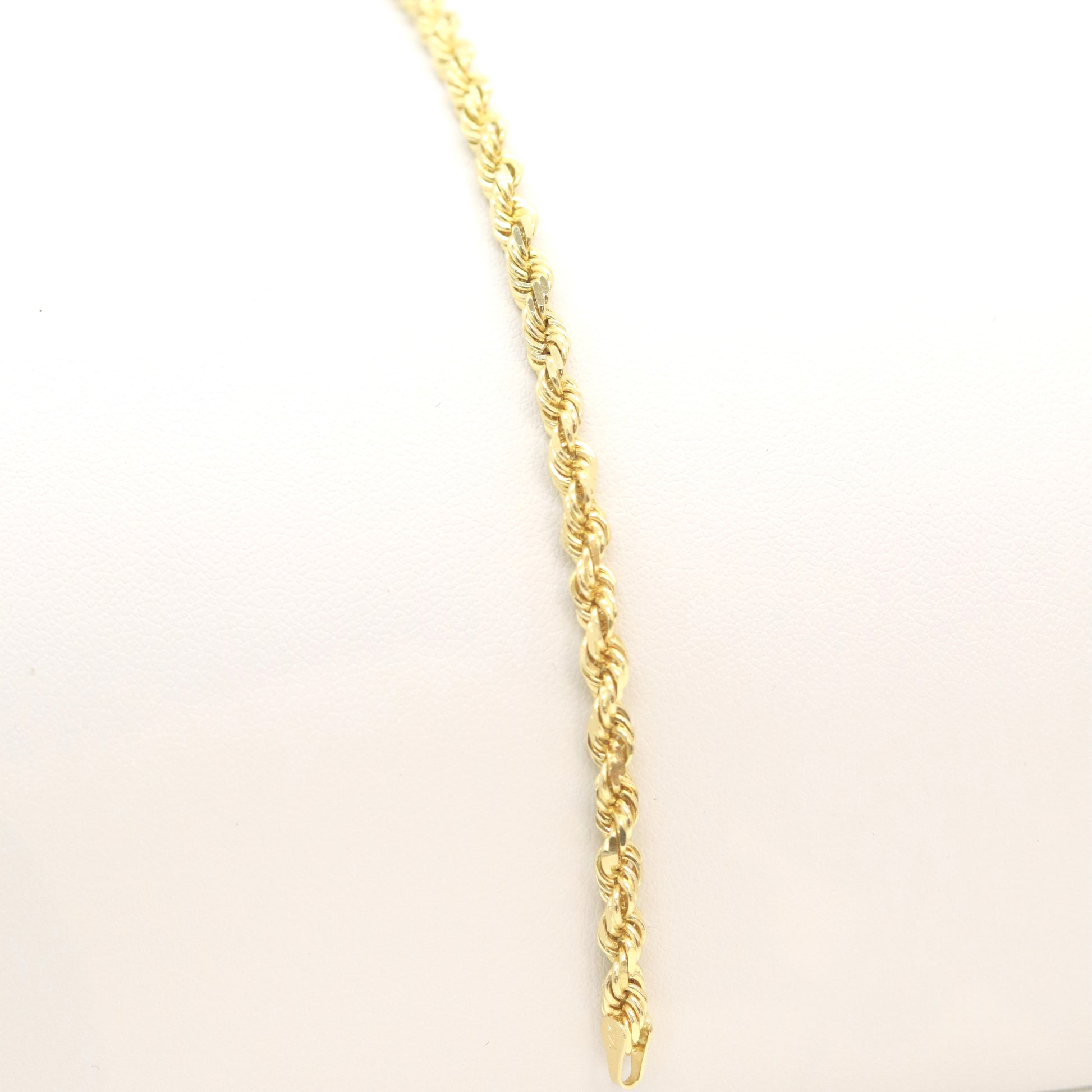 14k Solid rope bracelet