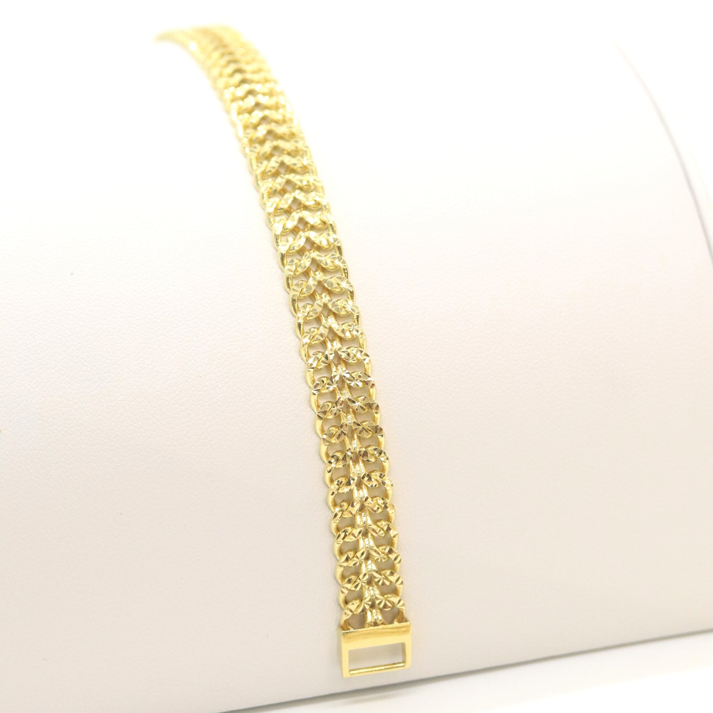 14k Solid fancy bracelet