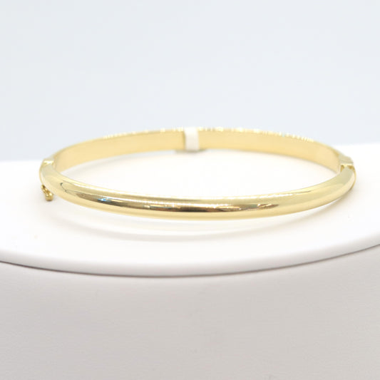 14k Plain Bangle