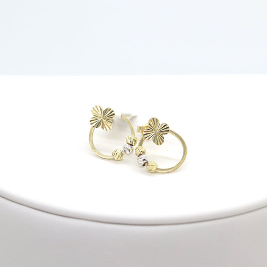 10k Flower Earring