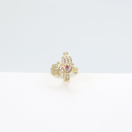 10k Hamsa Huggie