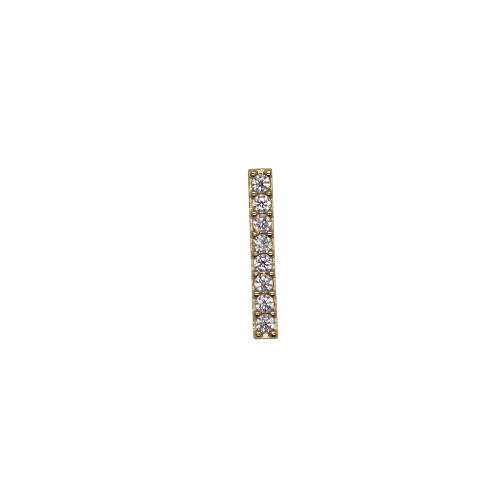14k CZ Piercing